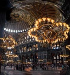 
                    
                        Inside Hagia Sophia
                    
                
