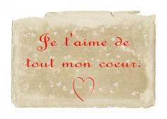 
                    
                        I love you with all my heart French | ... de tout mon coeur english translation i love you with all my heart
                    
                