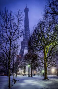 
                    
                        Eiffel Tower snow
                    
                