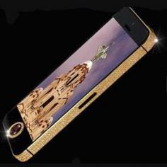 
                    
                        $15M iPhone 5 Black Diamond Edition has a 26-carat black diamond incorporate into the home button on the iPhone 5. The body of the iPhone 5 is solid gold, and the edges of the iPhone has 600 white diamonds. The Apple logo on the back of the phone also includes 53 diamonds.
                    
                