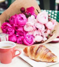 
                    
                        French breakfast ~ croissant and coffee
                    
                
