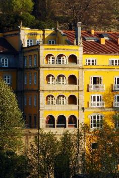 
                    
                        Dating to the 16th century, the hotel has a striking mustard-yellow façade. #Jetsetter
                    
                