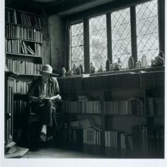 
                    
                        Vita Sackville-West reading in her study at Sissinghurst, 1948.  The affair for which Sackville-West is most remembered was with the prominent writer Virginia Woolf in the late 1920s. Woolf wrote one of her most famous novels, Orlando, described by Sackville-West’s son Nigel Nicolson as “the longest and most charming love-letter in literature”, as a result of this affair. books0977.tumblr....
                    
                