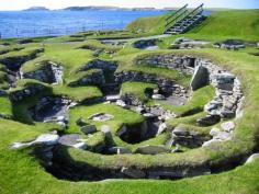 
                    
                        Jarlshof is the best known prehistoric archaeological site in Shetland, Scotland.
                    
                