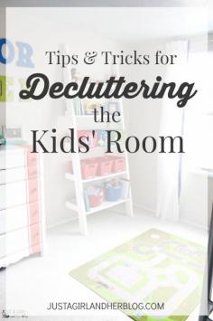 
                    
                        Kids' rooms = So. Much. Clutter! Love the way she tackled her kids' cluttered room! | JustAGirlAndHerBl...
                    
                