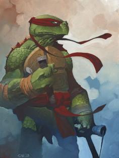 
                    
                        animaexnihilo: Ninja Turtle and Optimus Prime by Chris Stevens
                    
                