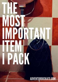 
                    
                        The Most ImportantItem I Pack | www.adventurouska...
                    
                