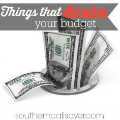 
                    
                        Even though you have already established a useful budget, you may have lapsed or not realized that there are some Items that Drain Your Budget. These items are things that are common place and easy to fall victim to without realizing how significant they are. This is a reality check to focus yourself back on track for a new quarter.
                    
                