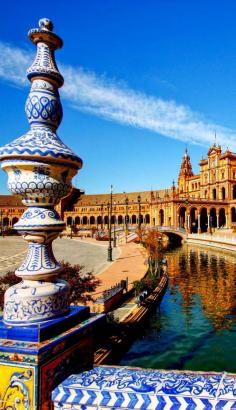 
                    
                        Bridge of Plaza Espana in Sevilla, Andalucia's top destination, Spain | 24 Reasons Why Spain Must Be on Your Bucket List. Amazing no. #10
                    
                