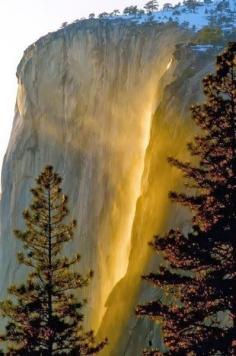 
                    
                        Horsetail Falls, Yosemite National Park. Photo by Stan Rapada...
                    
                