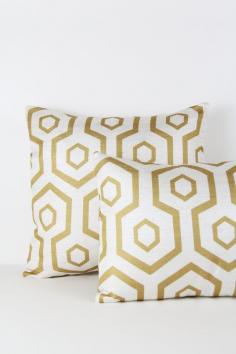 
                    
                        16x16 Pillow Cover Gold Geometric Design
                    
                