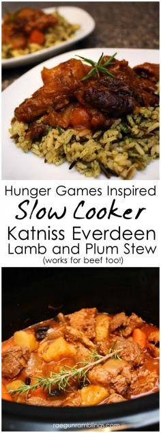 
                    
                        Crock Pot Recipe: Hunger Games Katniss Stew Lamb (or beef) and Plums - Rae Gun Ramblings
                    
                