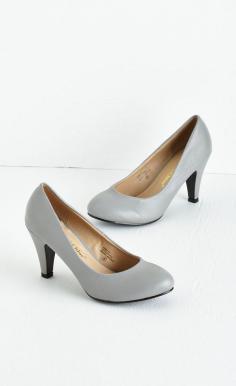 
                    
                        In a Classic of Its Own Heel in Grey
                    
                