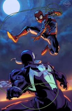 
                    
                        Spider-man vs Venom Commission by ParisAlleyne - Geek Art. Follow back if similar.-
                    
                