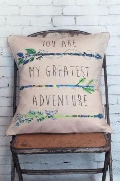 
                    
                        Greatest Adventure Pillow Cover
                    
                