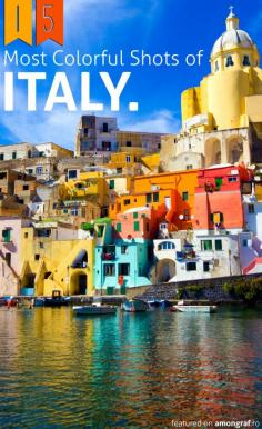 
                    
                        15 Most Colorful Shots of Italy  #Italy
                    
                
