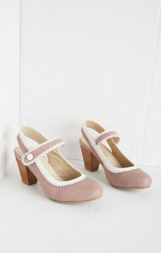 
                    
                        Be Bright There! Heel in Dusty Rose
                    
                