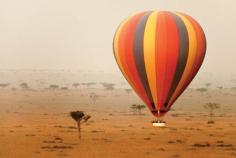 
                    
                        HOPE FLOATS | An early morning hot air balloon from Skyship rises over the savanna in the Maasai Mara, near Kichwa Tembo camp
                    
                