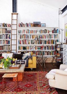 
                    
                        Home Library + Ladder
                    
                