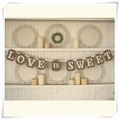
                    
                        Vintage LOVE IS SWEET Wedding Party Banner - USD $ 8.99
                    
                