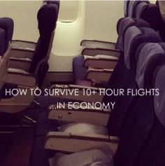 
                    
                        How to survive long haul flights...in coach >> www.hithaonthego....
                    
                