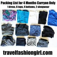 
                    
                        Think you can't travel carry-on for a 4 week trip? How about 4 months? Here's my carry-on only packing list for 4 months of full time travel!
                    
                