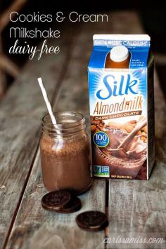 
                    
                        Carissa Miss: Dairy Free Cookies and Cream Milkshake #ad #Silkbloom
                    
                