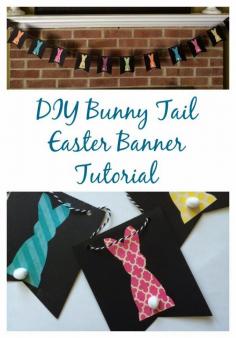 
                    
                        Super Easy DIY Bunny Tail Easter Banner Tutorial Craft
                    
                