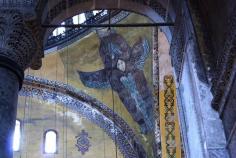 
                    
                        Haghia Sophia, Istanbul, Turkey — by Vagrants Of The World. I really loved the angles painted in the corners of the Hagia Sophia. Not all could be restored so the faces are...
                    
                