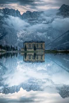
                    
                        Grand Hotel, Lake Misurina, Italy
                    
                