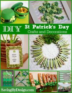 
                    
                        Make some fun DIY St. Patrick's Day decorations with these crafts! | Saving by Design
                    
                