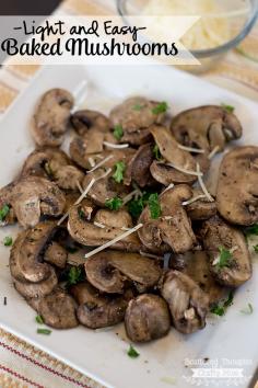 
                    
                        Bake your mushrooms for an awesomely delicious, light and easy side dish! This Baked Mushroom recipe goes great with any dish.
                    
                