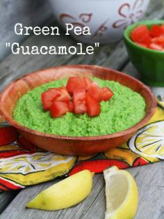 
                    
                        Green pea guacamole, a lighter take on traditional guac.
                    
                