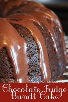 
                    
                        Chocolate Fudge Bundt Cake - How to make a boxed cake mix taste decadent, chocolatey, and completely homemade!
                    
                
