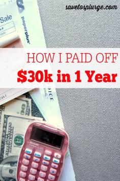 
                    
                        The majority of us have some form of debt - student loans, credit cards, car, house, etc. See how I was able to pay off $30k of debt in just 1 year! It was a "when life gives you lemons, make lemonade" kind of moment for me!
                    
                