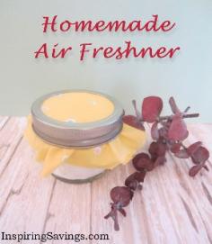 
                    
                        Homemade Air Freshener. 2 Simple ingredients that can change your bathroom FOREVER.
                    
                