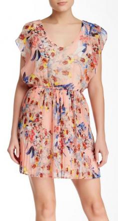 
                    
                        Want & Need | Printed & Pleated Dress
                    
                