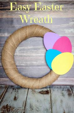 
                    
                        Easy Easter Wreath- Love, Pasta and a Tool Belt | Easter | Wreath | DIY | Crafts | Easter Wreath |
                    
                