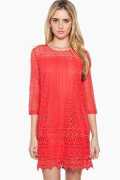 
                    
                        Hailee Dress in Coral
                    
                