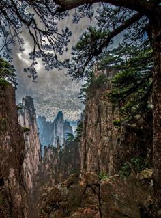 
                    
                        Storm Clouds in Yellow Mountains - China. Totally looks all LOTR-ish, just sayin..
                    
                