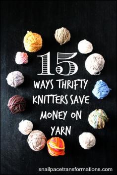 
                    
                        If you are a knitter or your crochet you are going to want to read this. Great tips on how to save money on yarn.
                    
                