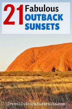 
                    
                        21 sunsets in Outback Australia
                    
                