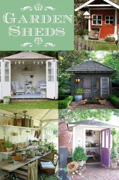 
                    
                        Who doesn't love a classic Garden Shed? This collection of unique and inspiring garden sheds will give you creative ideas for building your own unique garden shed. - The Seasoned Homemaker
                    
                