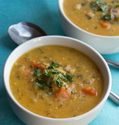 
                    
                        Yellow Split Pea and Bacon Soup - Erren's Kitchen - This recipe is full of flavor and an easy alternative to traditional split pea and ham soup.
                    
                