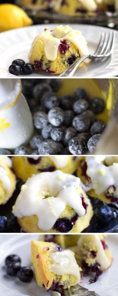 
                    
                        Lemon Blueberry Cakes & Lemony Cream Cheese Frosting - Erren's Kitchen
                    
                