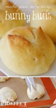 
                    
                        Make your own easy bunny buns! All you need is a good dough recipe and a pair of scissors.
                    
                