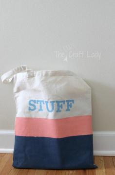 
                    
                        Navy & Coral Painted Canvas Totes
                    
                