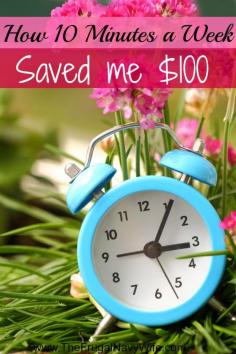
                    
                        How to Save Money - How 10 Minutes a Week With My Husband is Saving Me $100 a Month! - The Frugal Navy Wife
                    
                