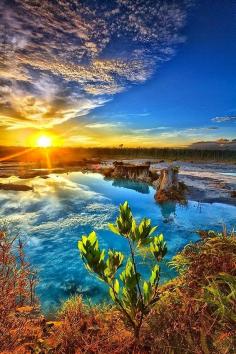 
                    
                        Blue Lake, Singkawang, Borneo in Indonesia
                    
                