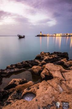 
                    
                        5 Things to Keep in Mind When Photographing the Ocean: In the case of the coastal town Sur in Oman, I tried using some shell covered rocks and pools to create interest in the foreground.
                    
                